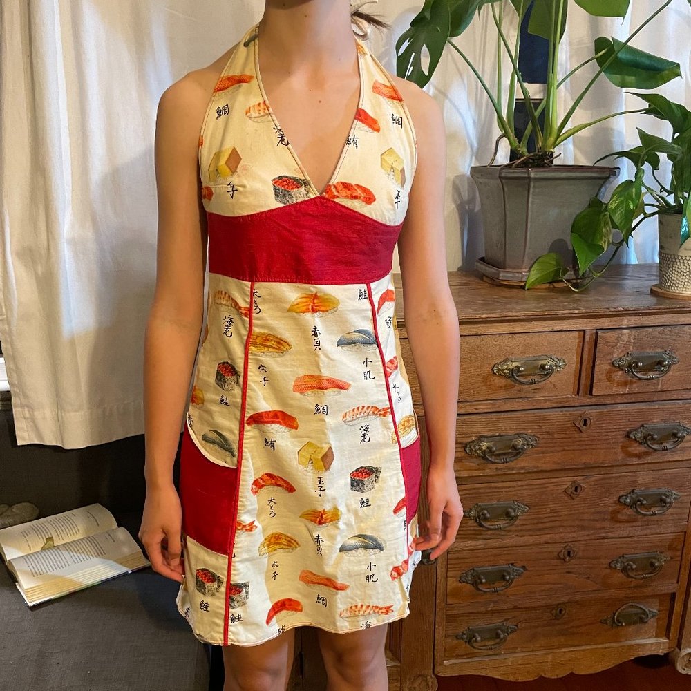 René Geneva Sushi Halter Dress